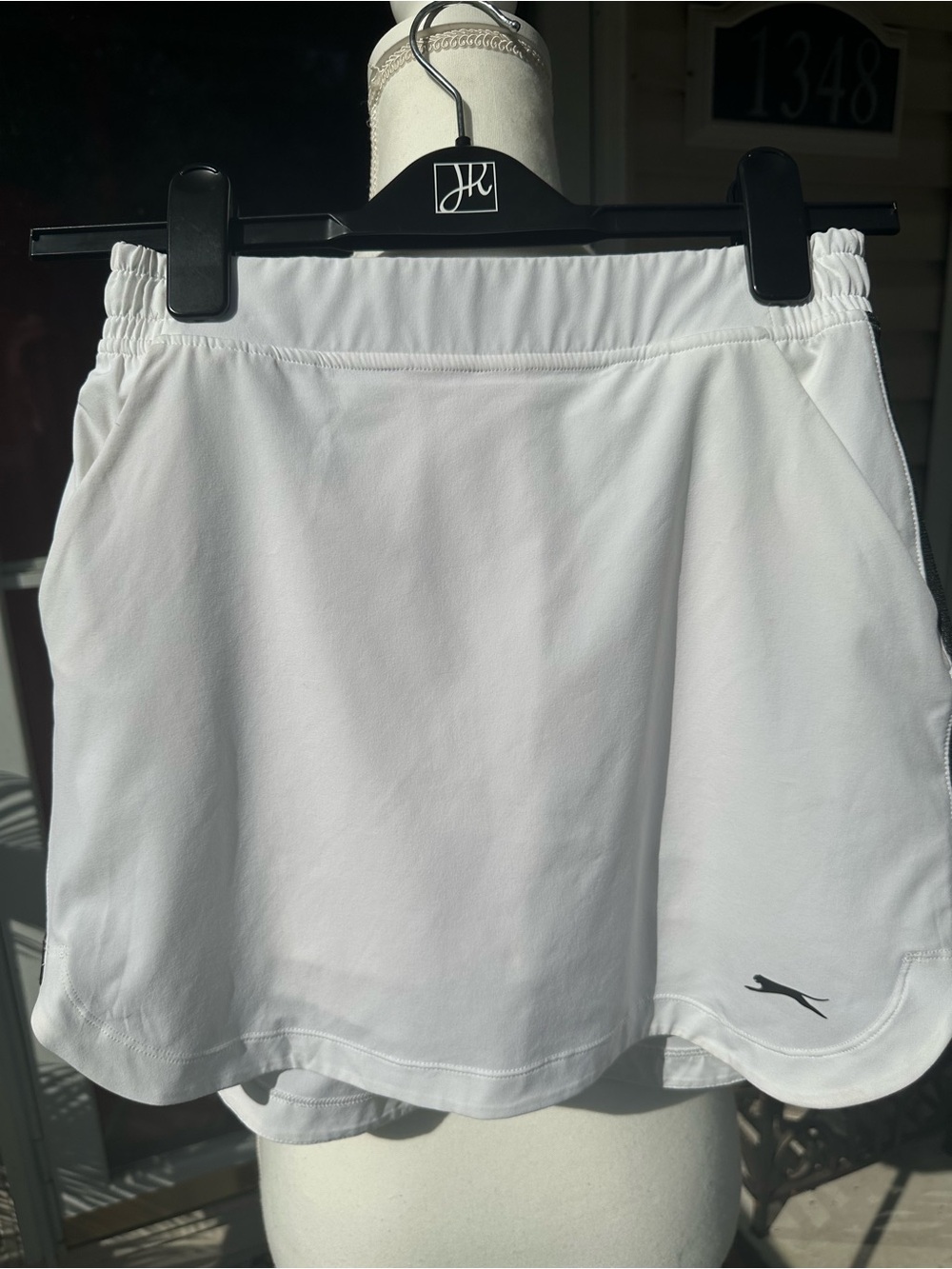 Slazenger White Athletic Skort with Inner Shorts